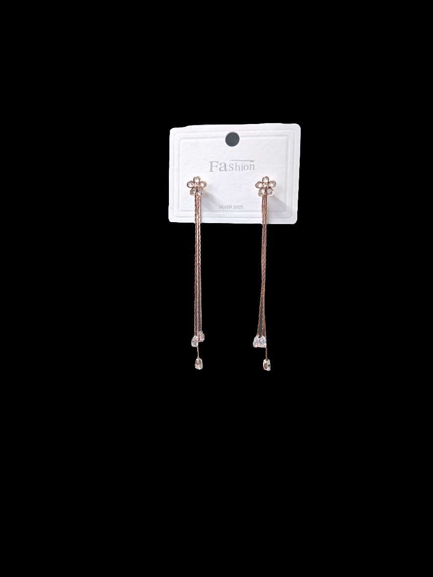 Exclusive Luxuria Copper Rose Gold Plated Earrings