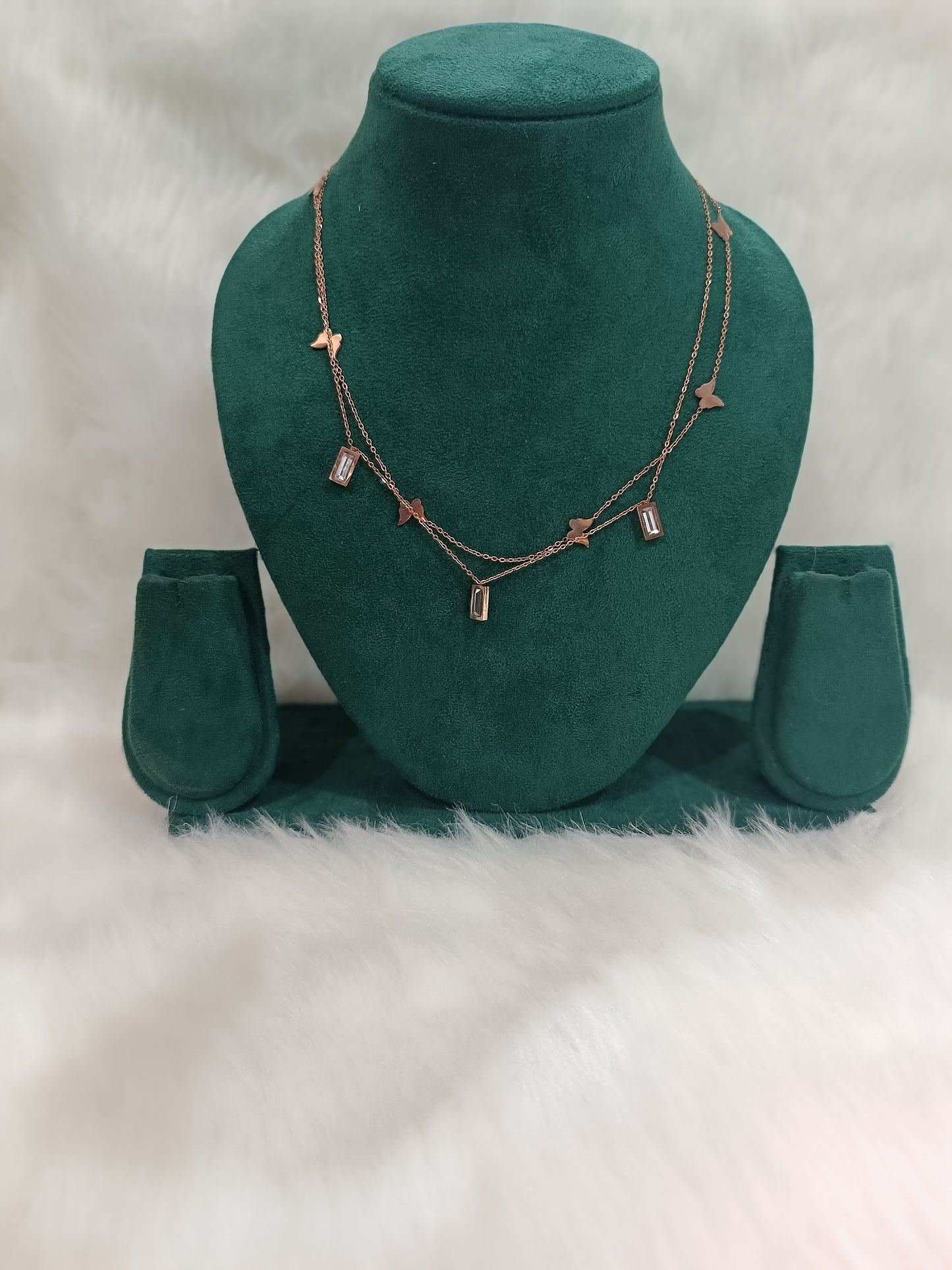 Double Layer Hanging Necklace