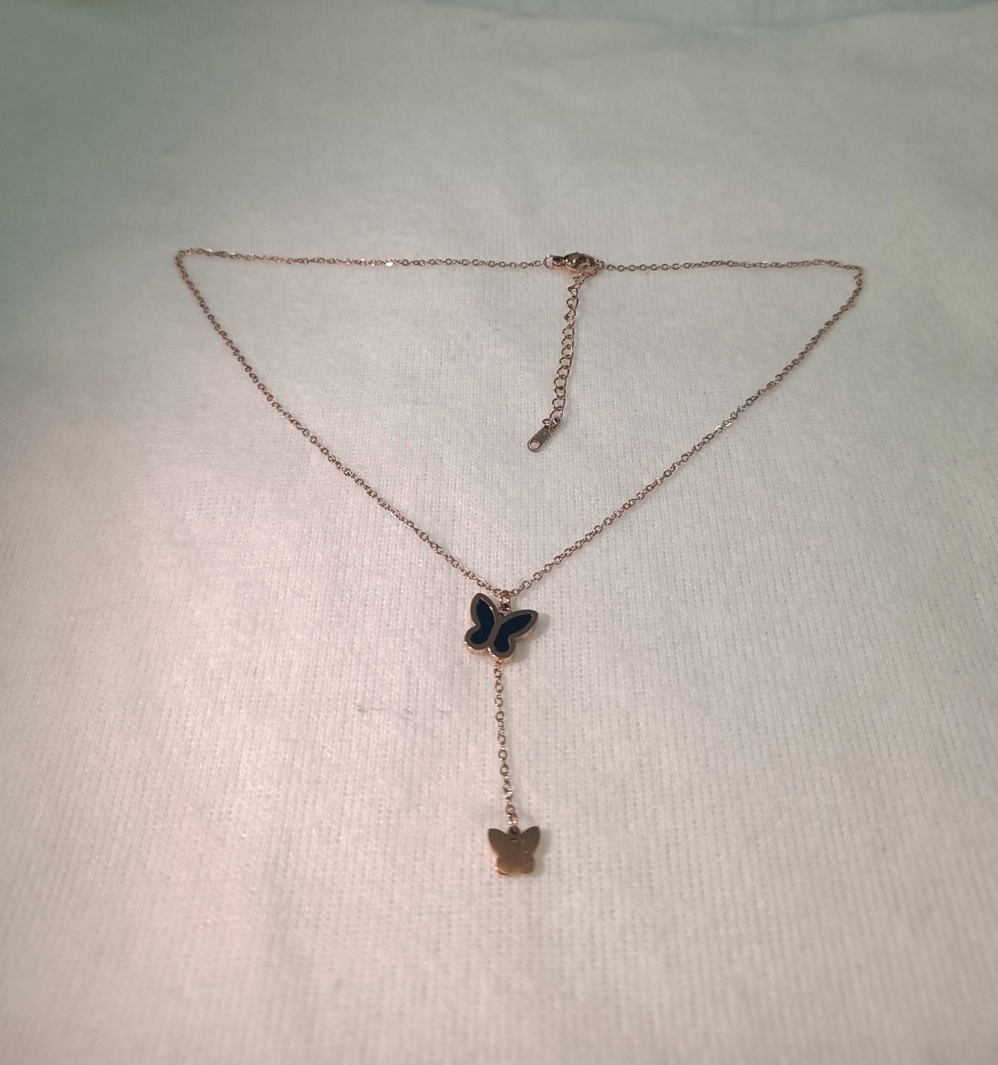 Rose gold necklace