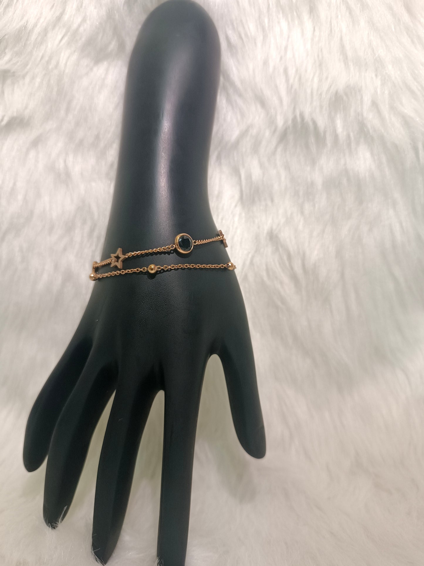 Rose Gold Double Layer Bracelet