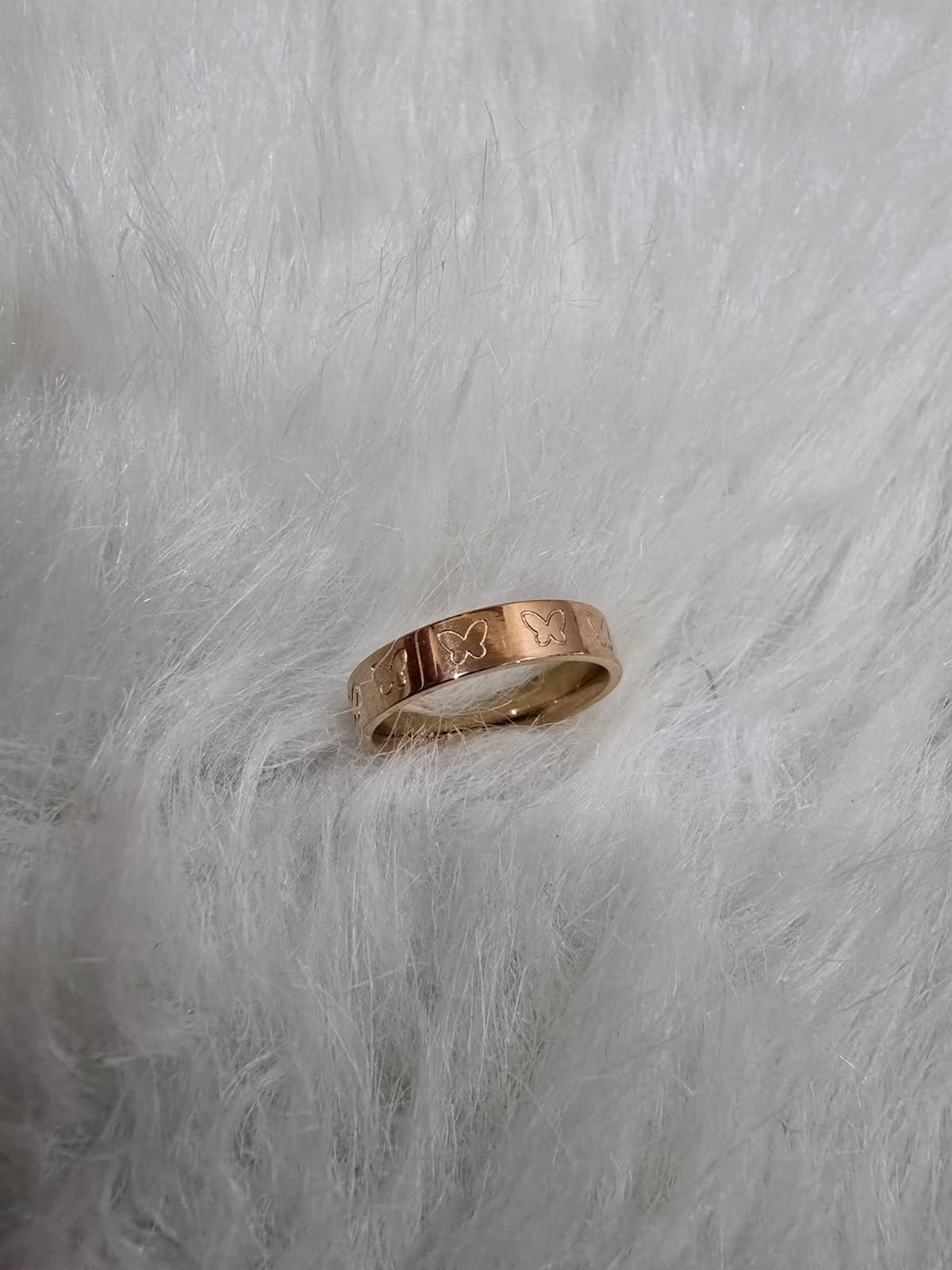 Rose Gold Simple Rings