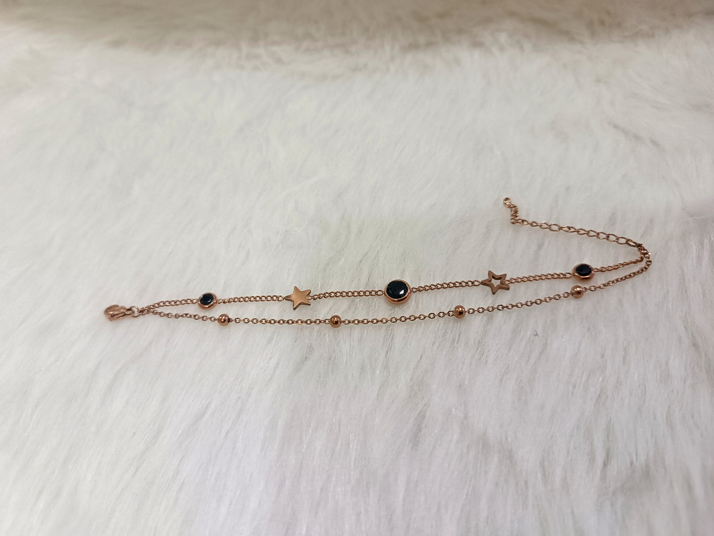 Rose Gold Double Layer Bracelet