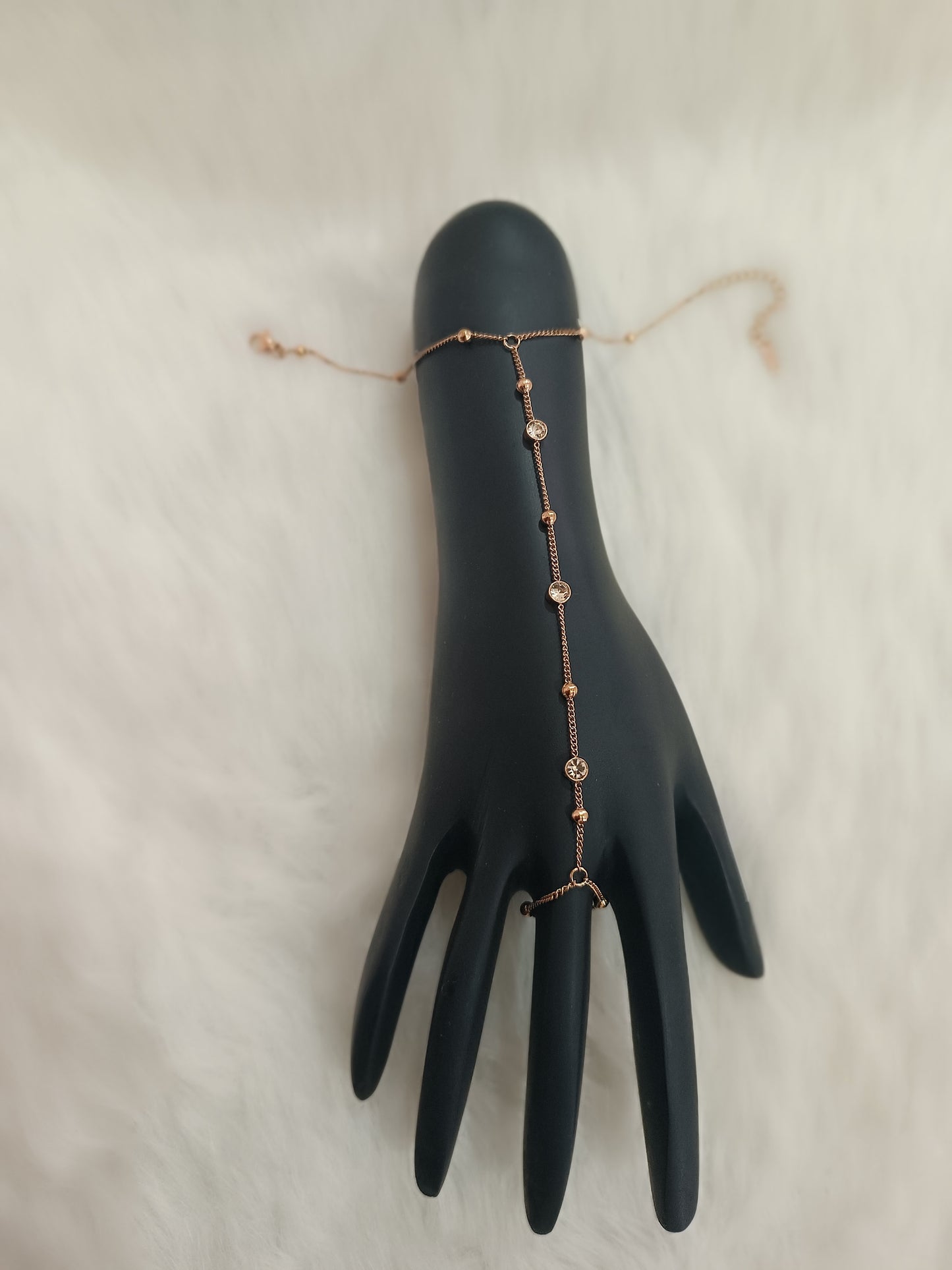 Rose Gold Hand Chain Bracelet Jewellery