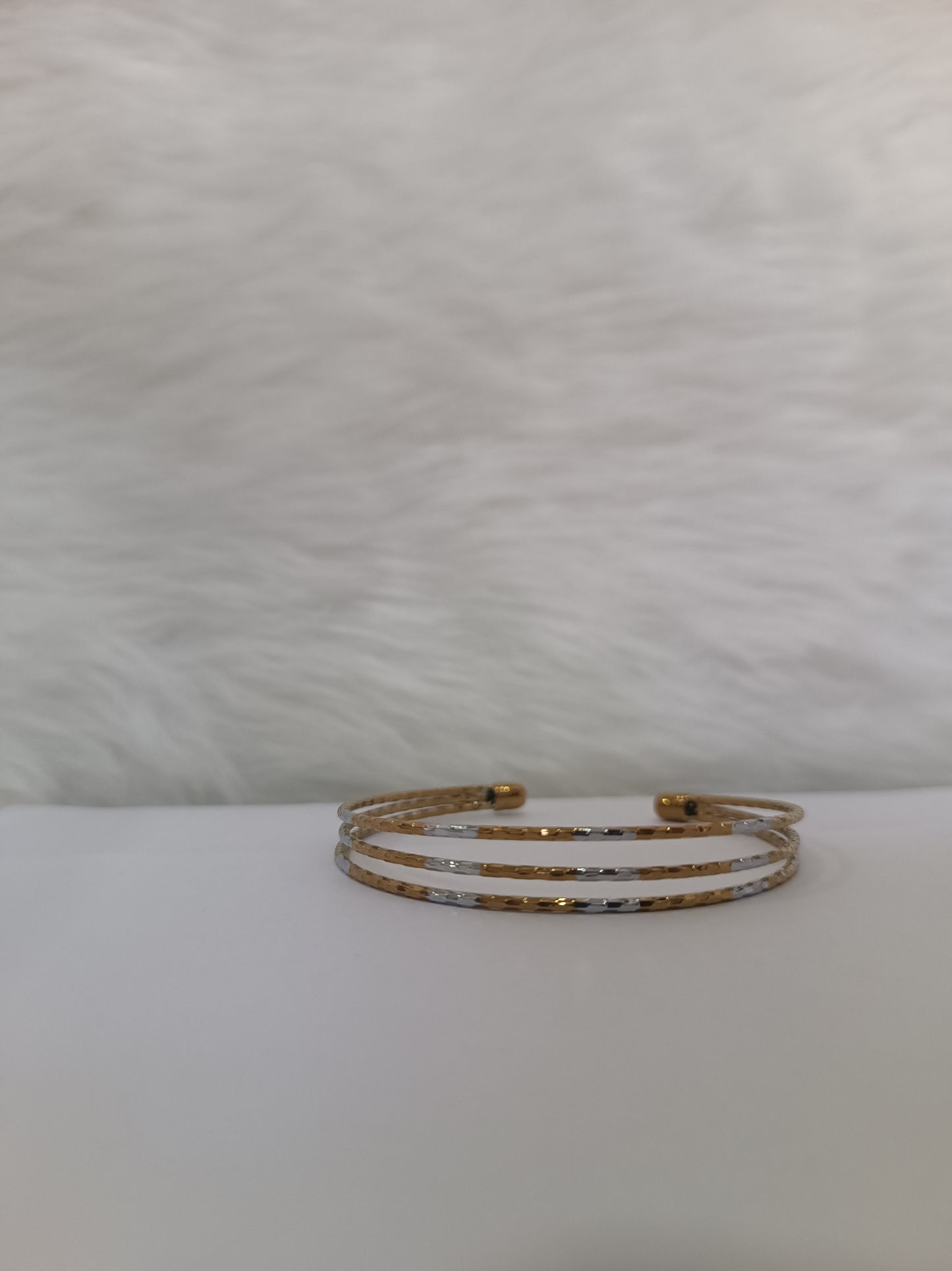 Gold plated bangles