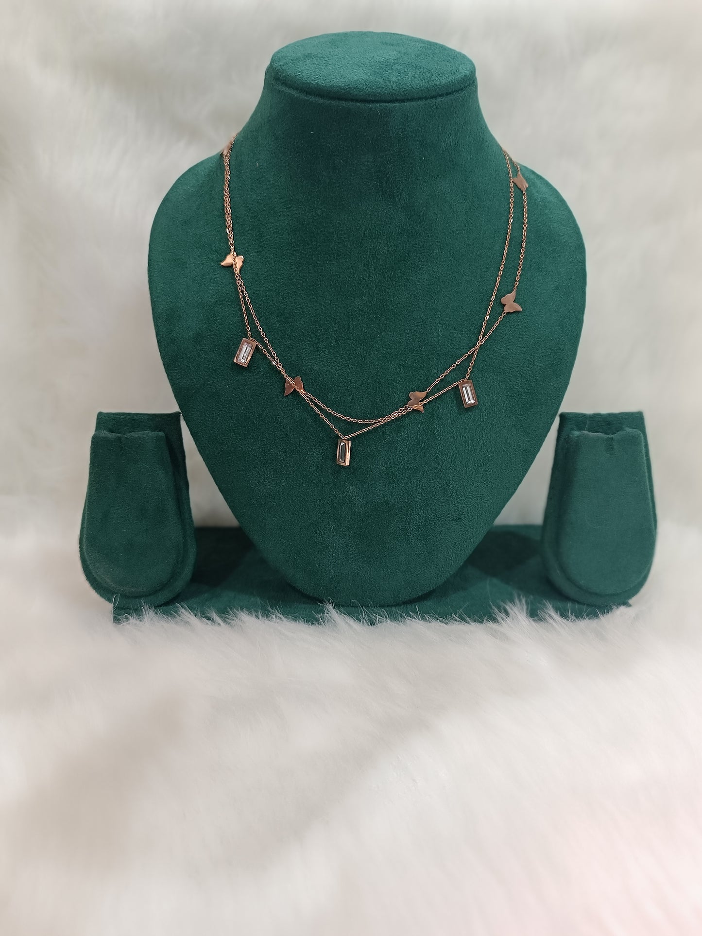 Double Layer Hanging Necklace