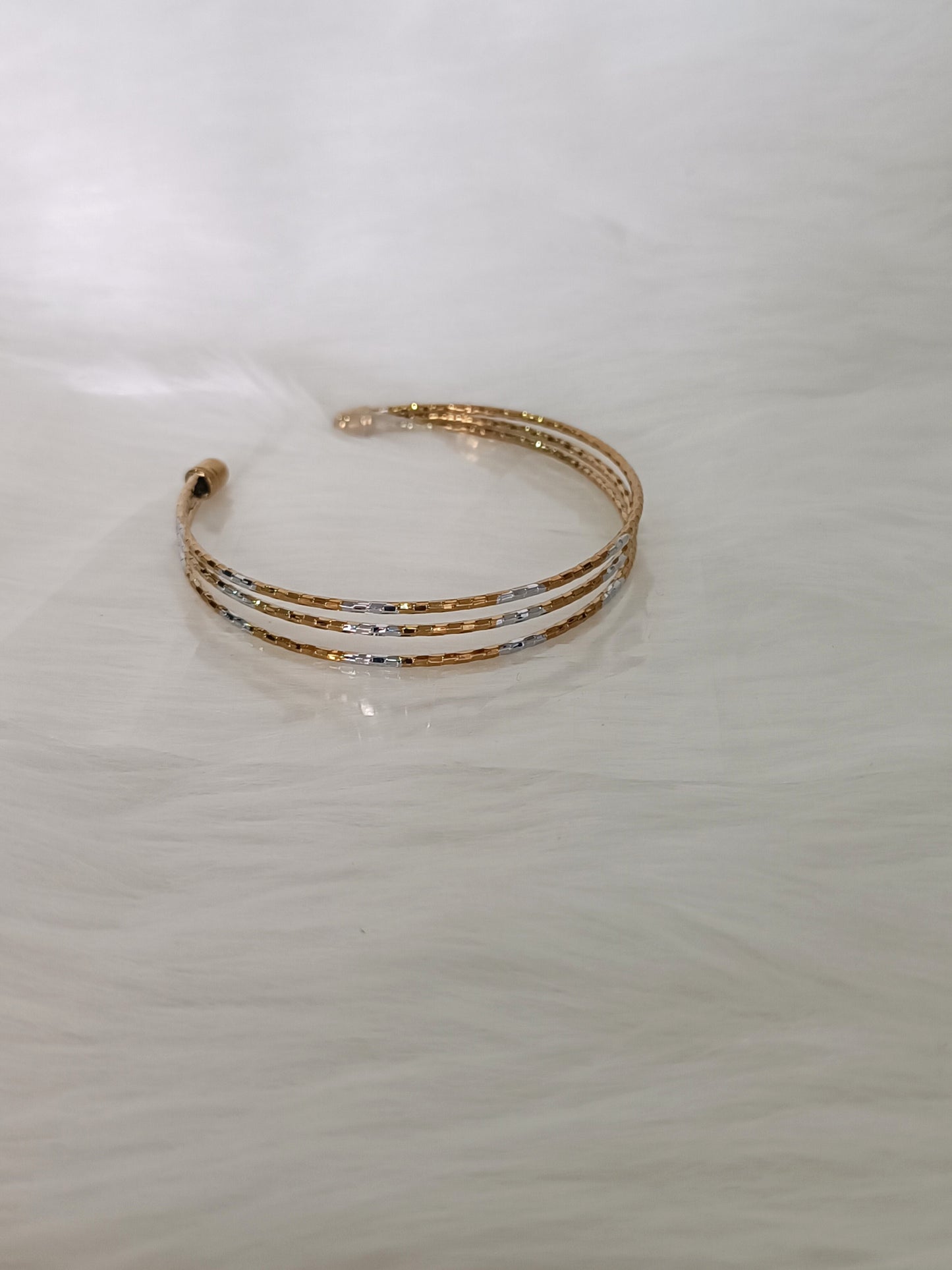 Gold plated bangles