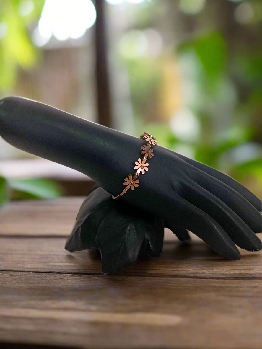 Rose Gold Openable Bangles