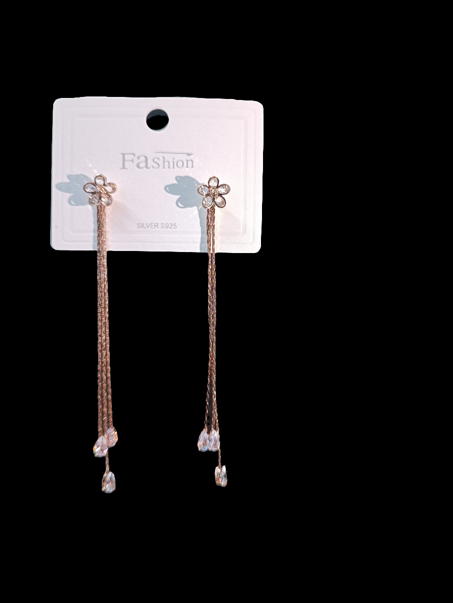 Exclusive Luxuria Copper Rose Gold Plated Earrings