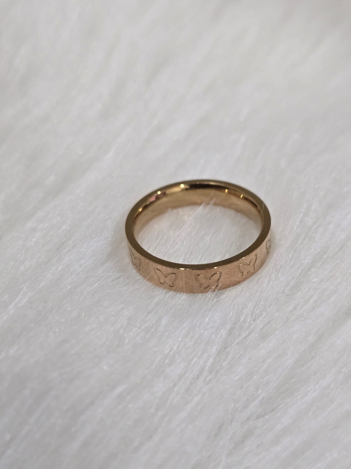 Rose Gold Simple Rings