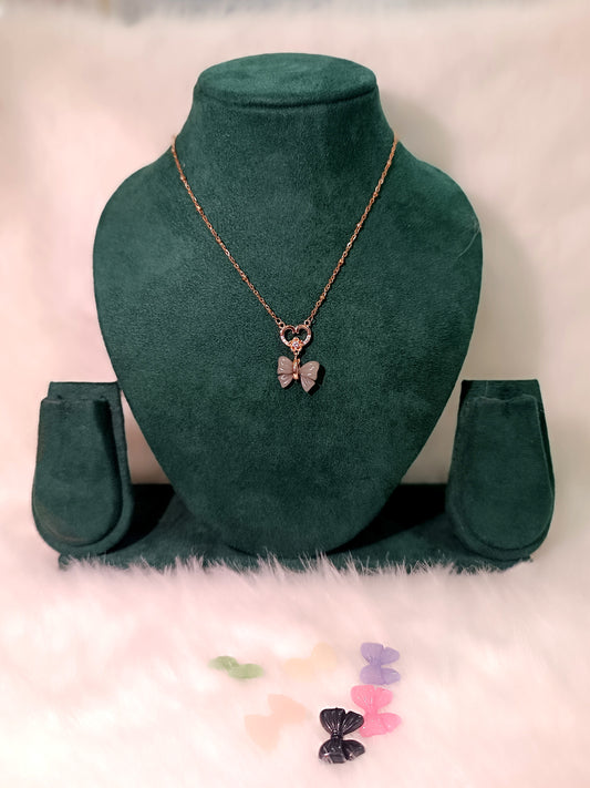 Butterfly Pendant Necklaces