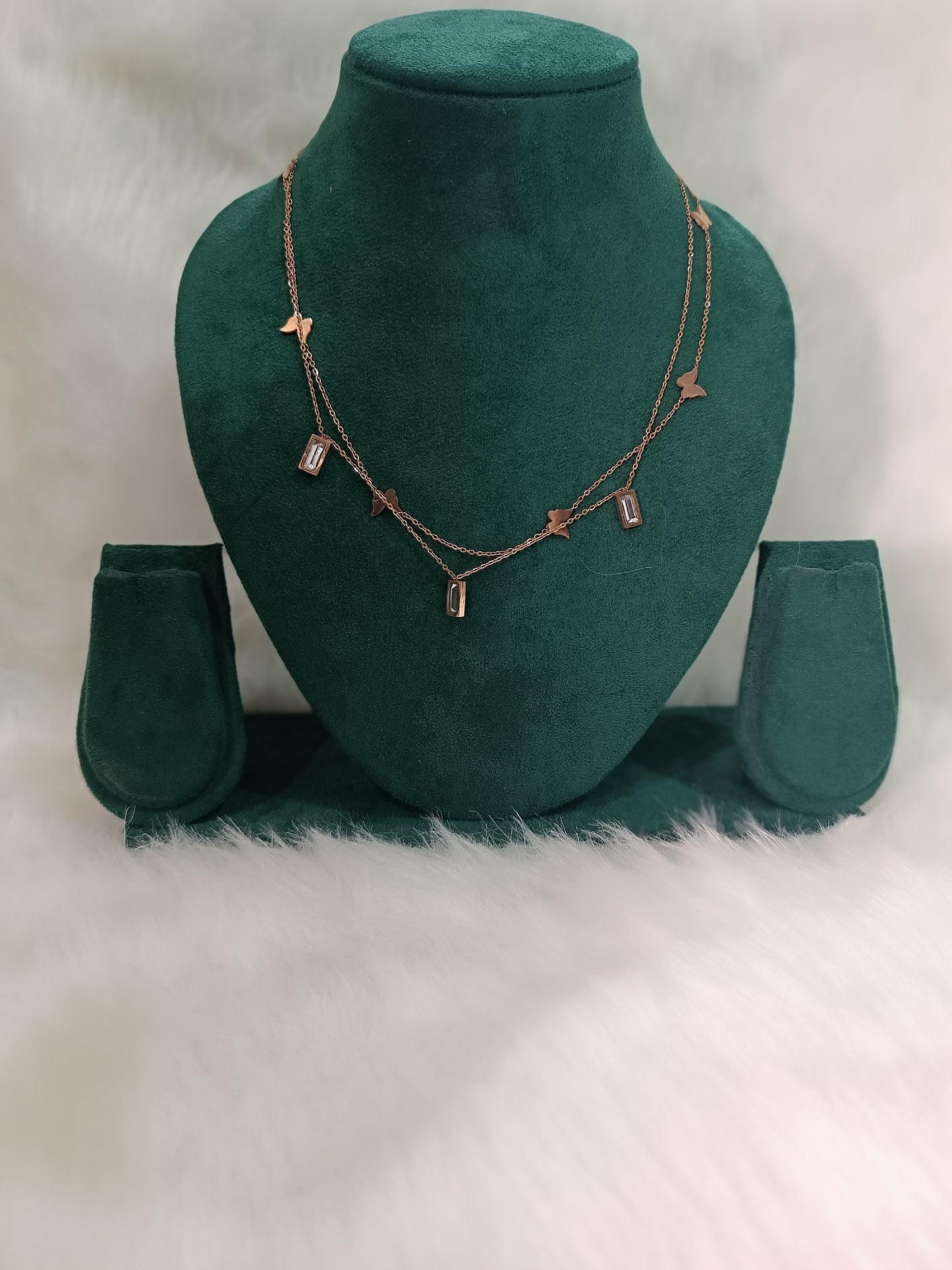 Double Layer Hanging Necklace
