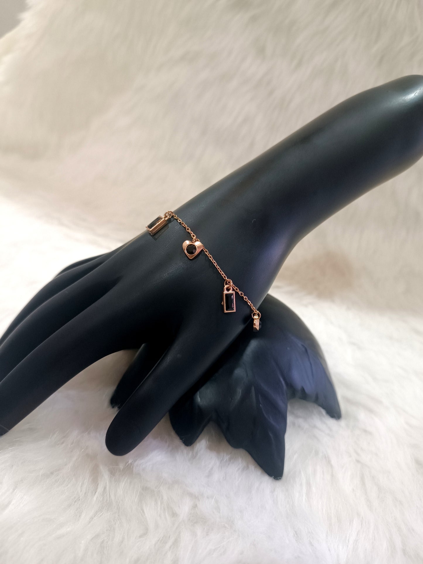 Rose Gold Simple hanging bracelet