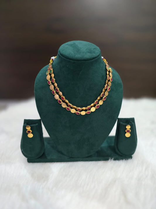 Gold Antique Choker Necklace