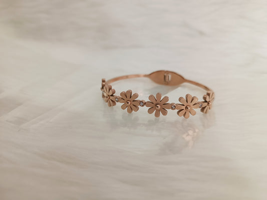 Rose Gold Openable Bangles
