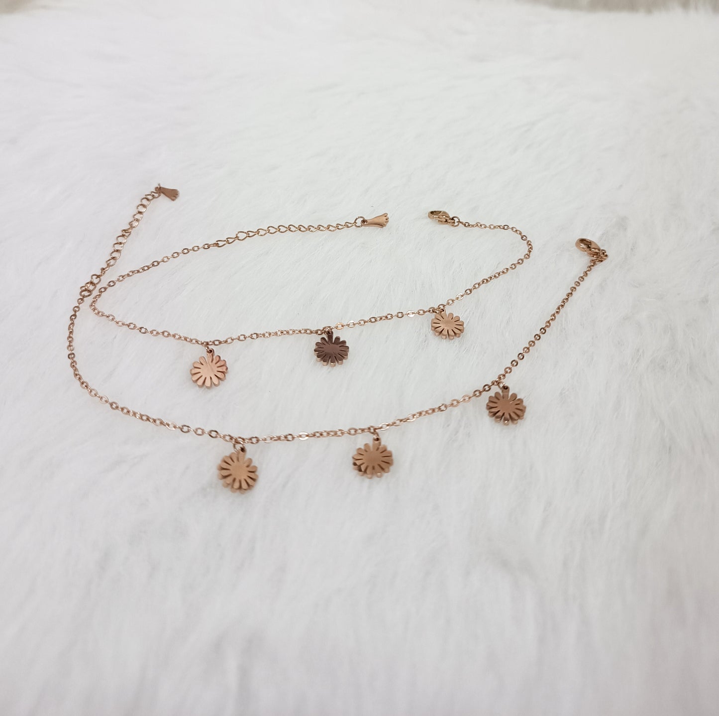 Rose Gold Anklets