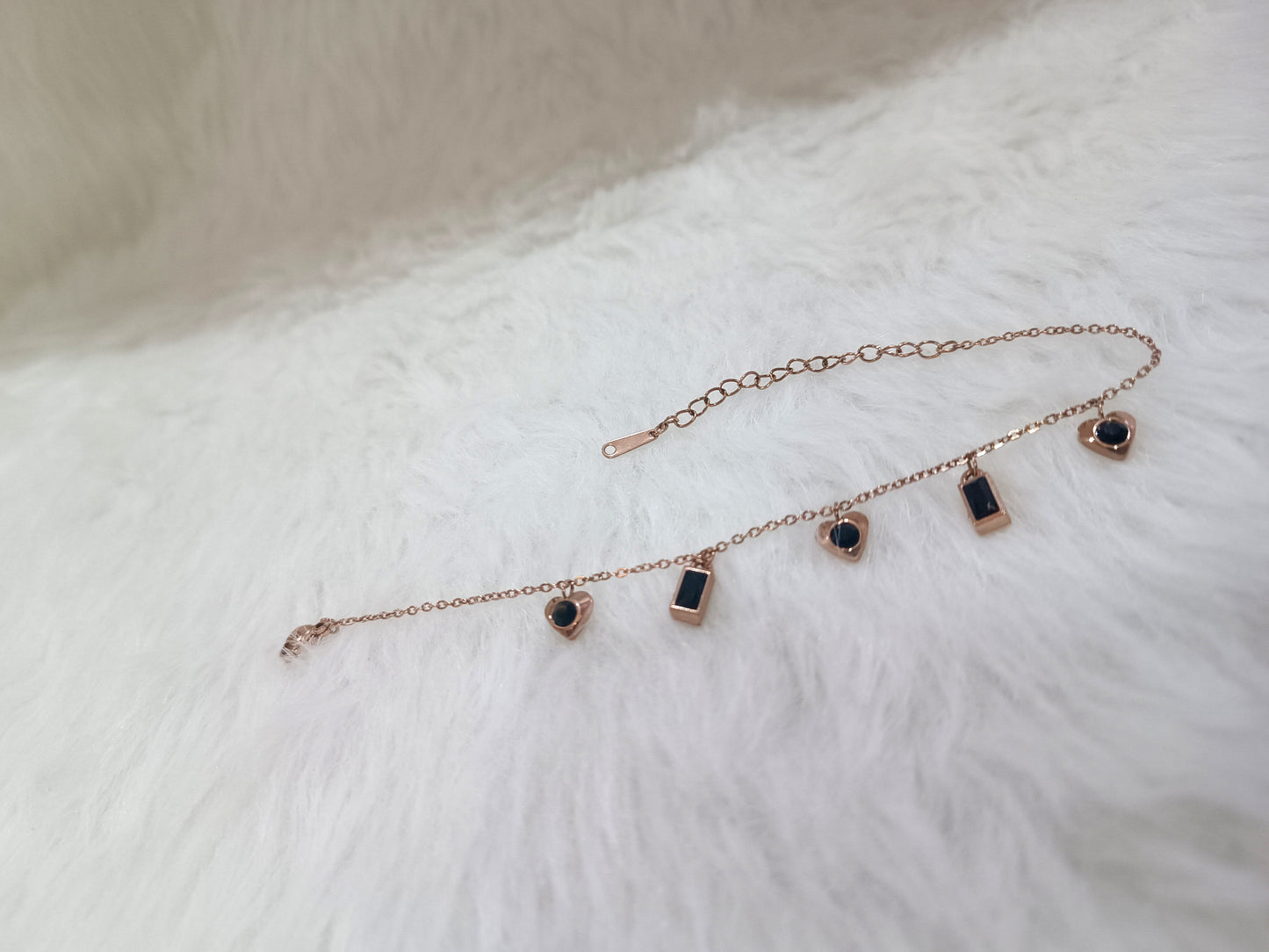 Rose Gold Simple hanging bracelet